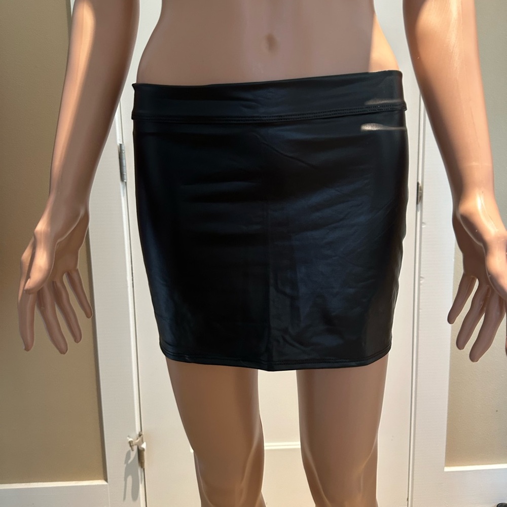 Patrice Catanzaro France Bonbon Bodycon Skirt, Black, XL, Wetlook